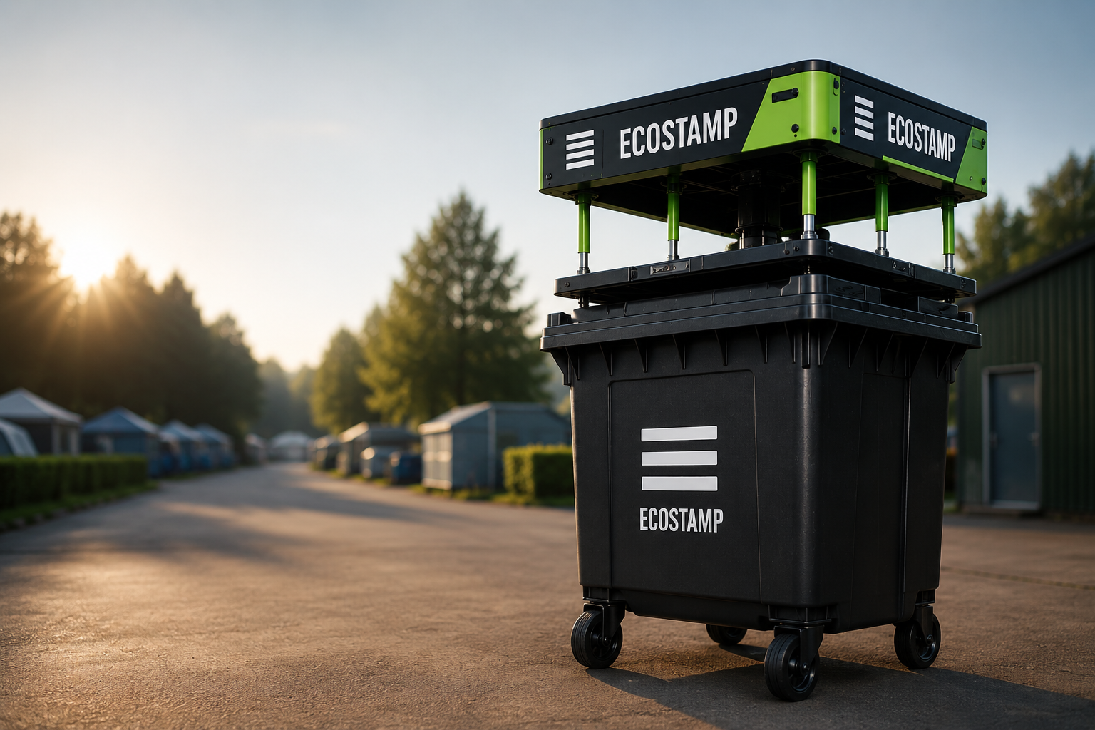 Portable EcoStamp compactor concept